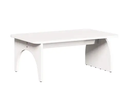 Kafijas Galdiņš Balts 80 X 50 X 31 Cm Masīvkoka Priede Vidaxl