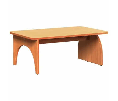 Kafijas Galdiņš Vaska Brūna 80 X 50 X 31 Cm Masīvkoka Priede Vidaxl