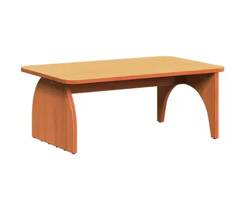 Kafijas Galdiņš Vaska Brūna 80 X 50 X 31 Cm Masīvkoka Priede Vidaxl