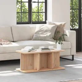 Kafijas Galdiņš Dabiska 80 X 39.5 X 33.5 Cm Priedes Masīvkoks Vidaxl