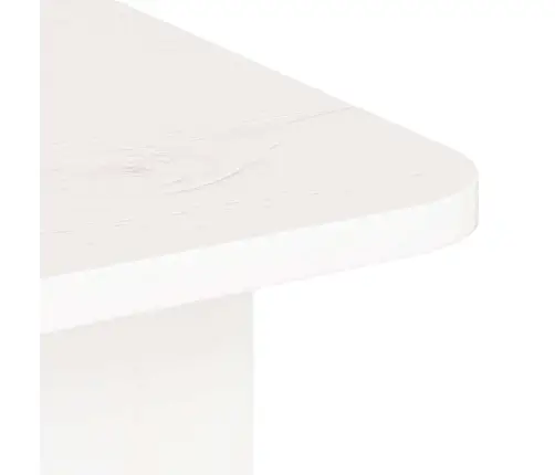 Kafijas Galdiņš Balts 80 X 39.5 X 33.5 Cm Masīvkoka Priede Vidaxl