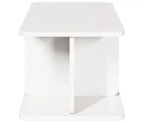 Kafijas Galdiņš Balts 80 X 39.5 X 33.5 Cm Masīvkoka Priede Vidaxl