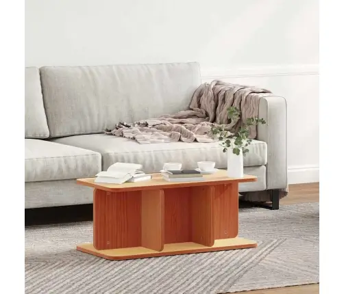 Kafijas Galdiņš Vaska Brūna 80 X 39.5 X 33.5 Cm Vidaxl