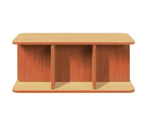 Kafijas Galdiņš Vaska Brūna 80 X 39.5 X 33.5 Cm Vidaxl