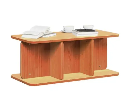 Kafijas Galdiņš Vaska Brūna 80 X 39.5 X 33.5 Cm Vidaxl