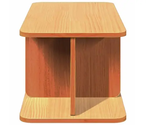 Kafijas Galdiņš Vaska Brūna 80 X 39.5 X 33.5 Cm Vidaxl