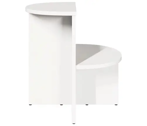 Kohvilaud Valge 50 X 40 X 50 Cm Männipuit