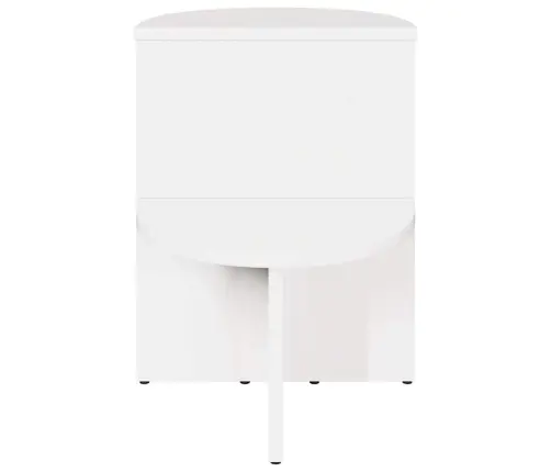 Kohvilaud Valge 50 X 40 X 50 Cm Männipuit