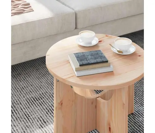 Kavos Staliukas Natūrali 50 X 50 X 35 Cm Pušies Masyvas