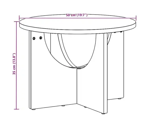 Kafijas Galdiņš Balta 50 X 50 X 35 Cm Masīvkoka Priede Vidaxl Kafijas Galdiņš Balta 50 X 50 X 35 Cm Masīvkoka Priede Vidaxl