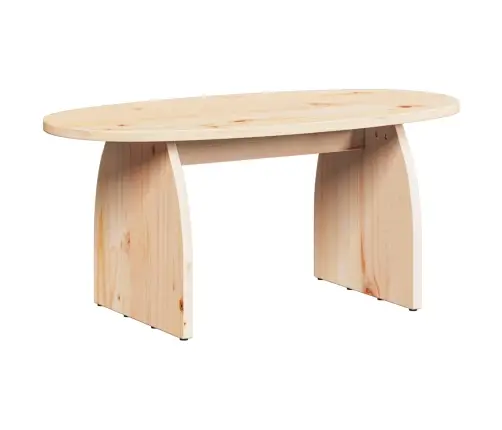 Kafijas Galdiņš Dabīgs 80 X 40 X 35 Cm Masīvkoka Priede Vidaxl