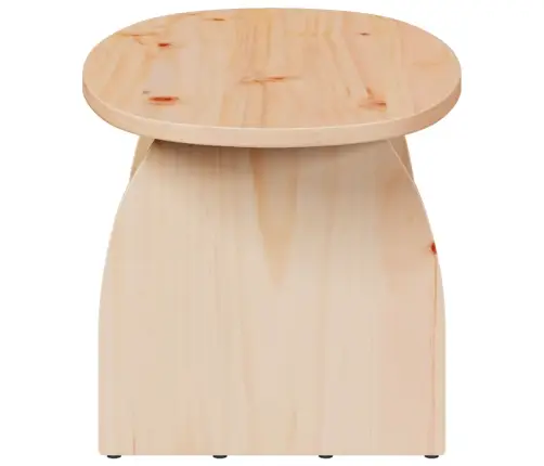 Kafijas Galdiņš Dabīgs 80 X 40 X 35 Cm Masīvkoka Priede Vidaxl