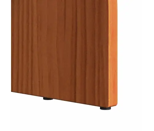 Kafijas Galdiņš Vaska Brūna 80 X 40 X 35 Cm Masīvkoka Priede Vidaxl