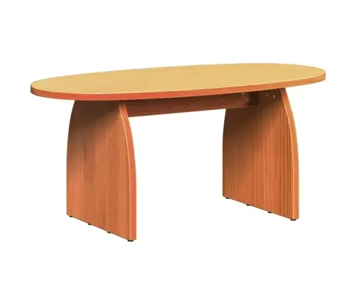 Kafijas Galdiņš Vaska Brūna 80 X 40 X 35 Cm Masīvkoka Priede Vidaxl