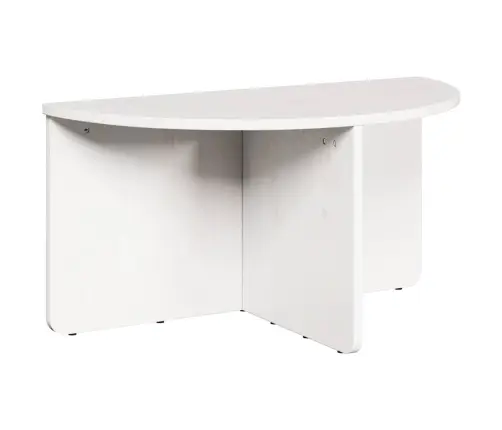 Kafijas Galdiņš 2 Pcs Balta 79 X 39.5 X 40 Cm Masīvkoka Priede Vidaxl