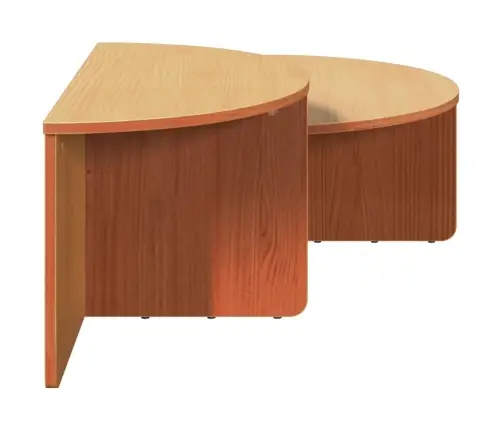 Kafijas Galdiņš 2 Pcs Vaska Brūna 79 X 39.5 X 40 Cm Vidaxl