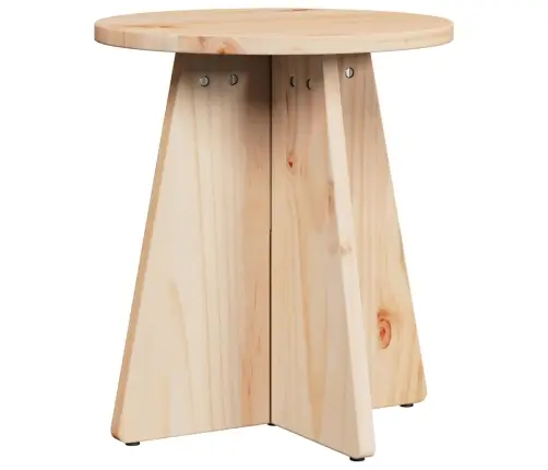 Kafijas Galdiņš 3 Pcs Dabīgs 49 X 49 X 30 Cm Masīvkoka Priede Vidaxl