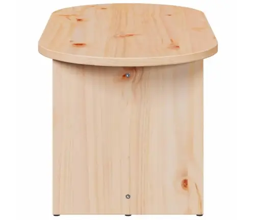 Kafijas Galdiņš Dabiska 80 X 39.5 X 35 Cm Masīvkoka Priede Vidaxl