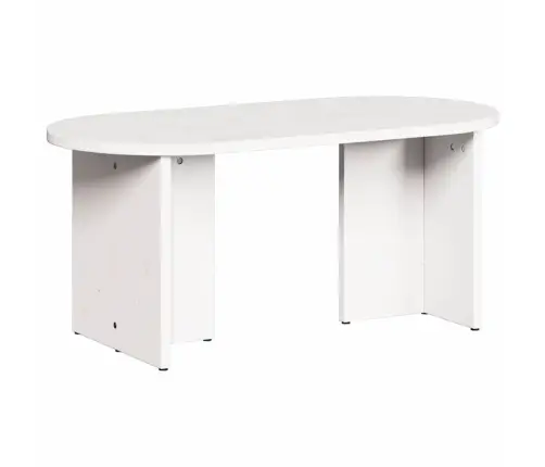 Kavos Staliukas Balta 80 X 39,5 X 35 Cm Pušies Medienos Masyvas