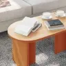 Kafijas Galdiņš Vaska Brūna 80 X 39.5 X 35 Cm Masīvkoka Priede Vidaxl