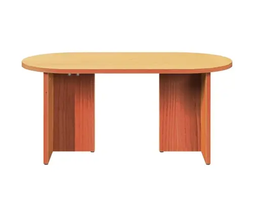 Kafijas Galdiņš Vaska Brūna 80 X 39.5 X 35 Cm Masīvkoka Priede Vidaxl