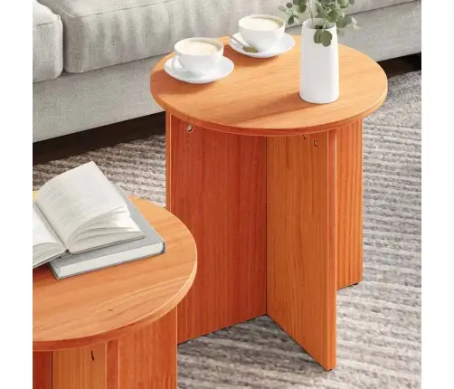 Kavos Staliukas 2 Pcs Vaško Ruda 41.5 X 41.5 X 41 Cm