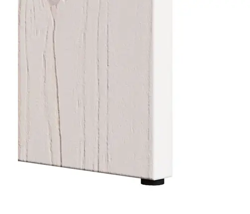 Kohvilaud 2 Pcs Valge Männipuit