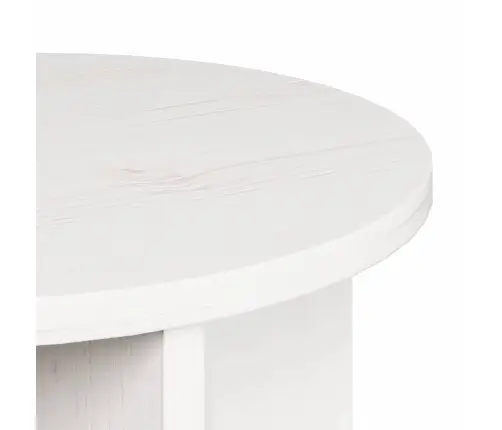 Kafijas Galda Komplekts 2 Pcs Balts 39.5 X 39.5 X 30 Cm Vidaxl