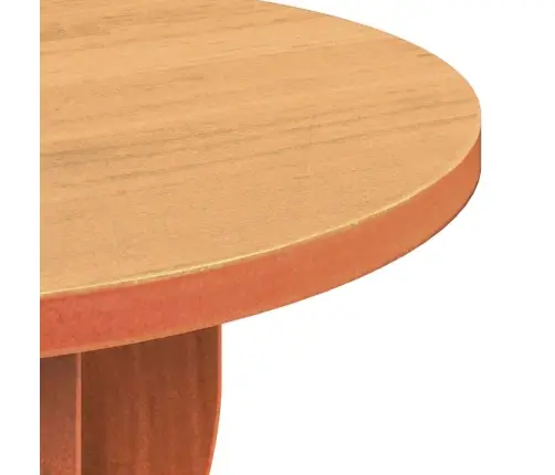 Sānu Galds Vaska Brūna 39.5 X 39.5 X 53.5 Cm Masīvkoka Priede Vidaxl