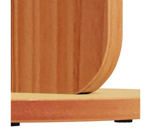 Sānu Galds Vaska Brūna 39.5 X 39.5 X 53.5 Cm Masīvkoka Priede Vidaxl