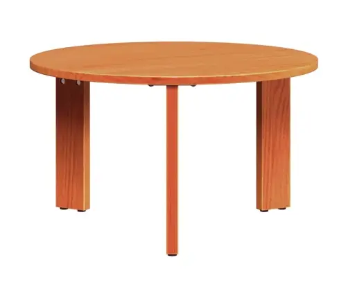 Kafijas Galda Komplekts 2 Pcs Vaska Brūna 47.5 X 47.5 X 27 Cm Vidaxl