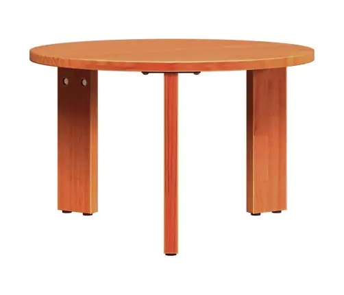 Kafijas Galda Komplekts 2 Pcs Vaska Brūna 47.5 X 47.5 X 27 Cm Vidaxl