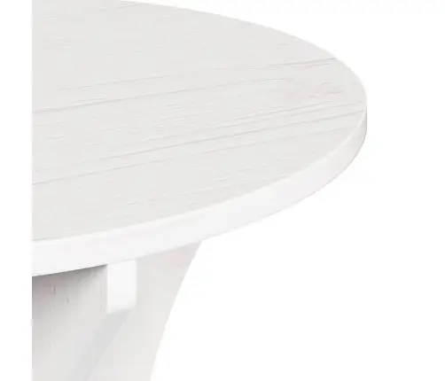 Kafijas Galda Komplekts 2 Pcs Balta 46 X 46 X 47 Cm Vidaxl