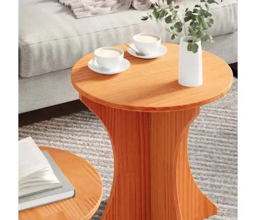 Kafijas Galda Komplekts 2 Pcs Brūna 46 X 46 X 47 Cm Vidaxl