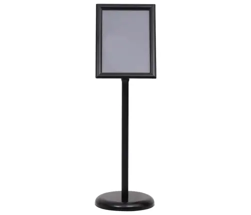 Plakato Stendai 2 Pcs Juoda 32.7 X 24 X 108 Cm Aliuminis