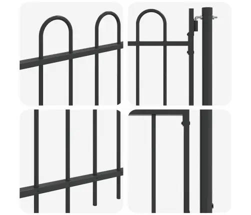 Žoga Vārti Pelēka 100 X 75 Cm Pulvera Pārklājuma Tērauds Vidaxl