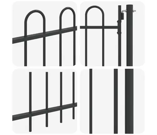 Žoga Vārti Pelēka 100 X 100 Cm Pulvera Pārklājuma Tērauds Vidaxl