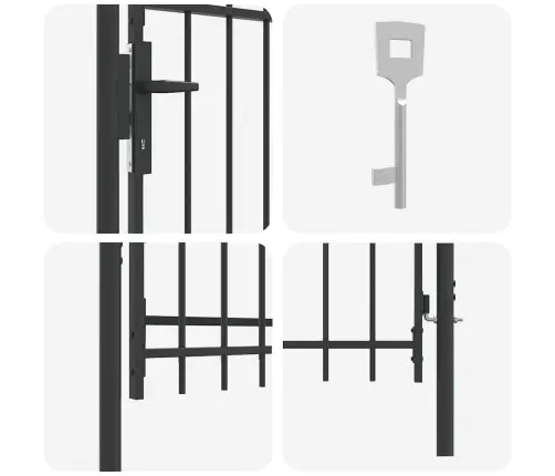Žoga Vārti Pelēka 100 X 100 Cm Pulvera Pārklājuma Tērauds Vidaxl