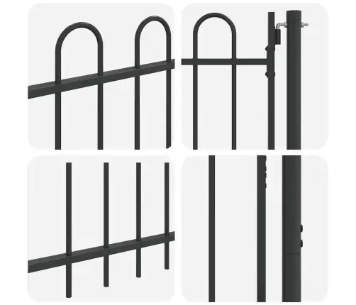 Žoga Vārti Pelēka 100 X 120 Cm Pulvera Pārklājuma Tērauds Vidaxl