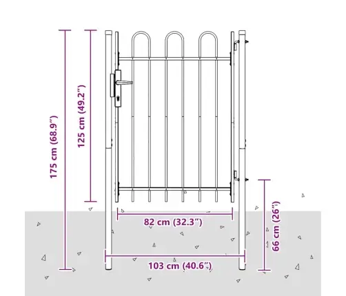 Žoga Vārti Pelēka 100 X 120 Cm Pulvera Pārklājuma Tērauds Vidaxl