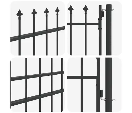 Žoga Vārti Pelēka 100 X 175 Cm Pulvera Pārklājuma Tērauds Vidaxl