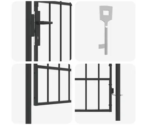 Žoga Vārti Pelēka 100 X 175 Cm Pulvera Pārklājuma Tērauds Vidaxl