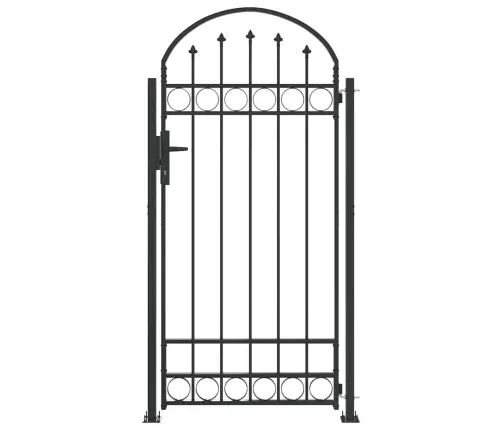 Žoga Vārti Pelēka 102 X 200 Cm Tērauds Vidaxl