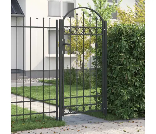 Žoga Vārti Pelēka 100 X 250 Cm Pulverkrāsots Tērauds Vidaxl