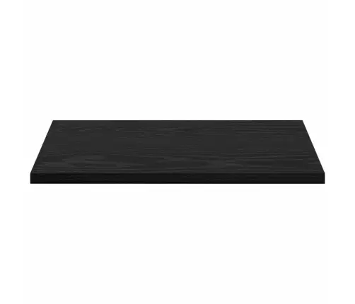 Raamatute Riiuli Plaat 4 Pcs Must 40 X 30 X 1.5 Cm Tehispuit