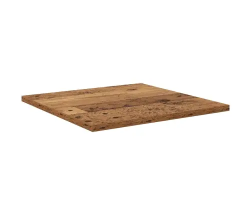 Plauktu Dēļu 4 Iepakojums - Vecais Koks - 40X40X1.5 Cm - Izgatavots No Inženierijas Koka Vidaxl