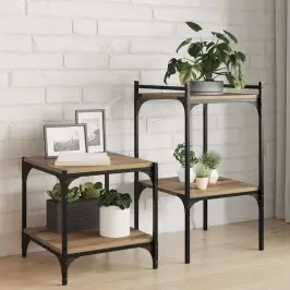 Grāmatplaukta Paneļa 4 Pcs Brūna 40 X 40 X 1.5 Cm Vidaxl