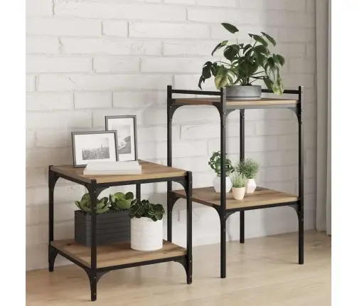 Raamatute Riiuli Plaat 4 Pcs Pruun 40 X 40 X 1,5 Cm Tehispuit