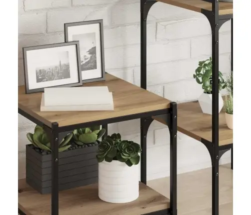 Raamatute Riiuli Plaat 4 Pcs Pruun 40 X 40 X 1,5 Cm Tehispuit