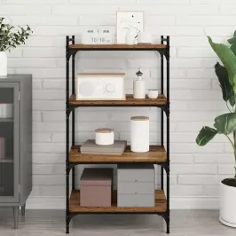 Grāmatplaukta Paneļa 4 Pcs Brūna 60 X 40 X 1.5 Cm Vidaxl